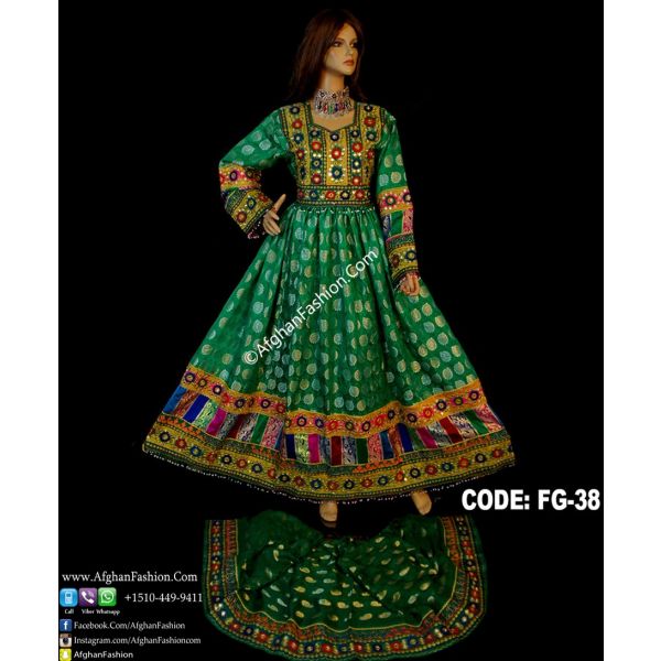 Buy Afghan Bridal Maroon Color Dress Tribal Fusion Frock Formal Afghani  Clothes - Saneens Online Store